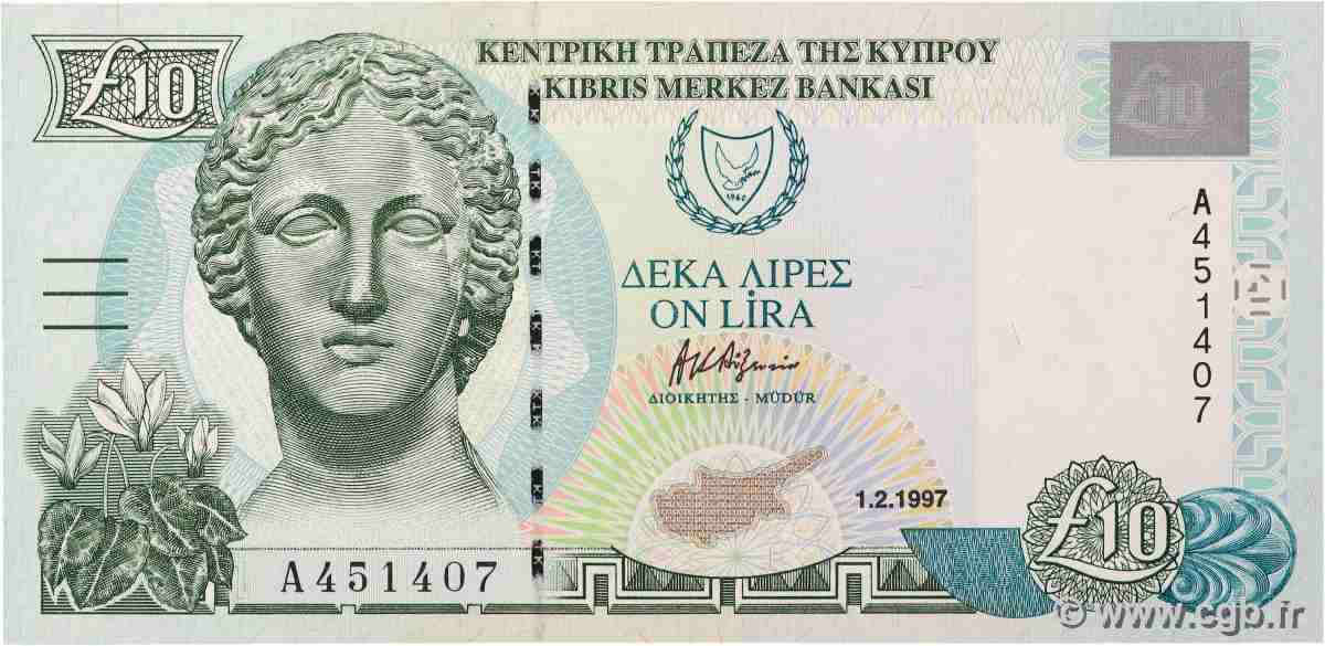 10 Pounds CYPRUS  1997 P.59 UNC