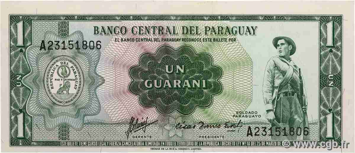 1 Guarani PARAGUAY  1963 P.193b pr.NEUF