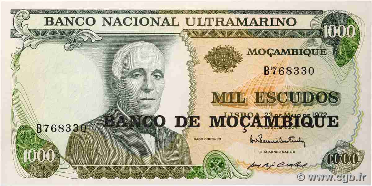 1000 Escudos MOZAMBIQUE  1976 P.119 pr.NEUF