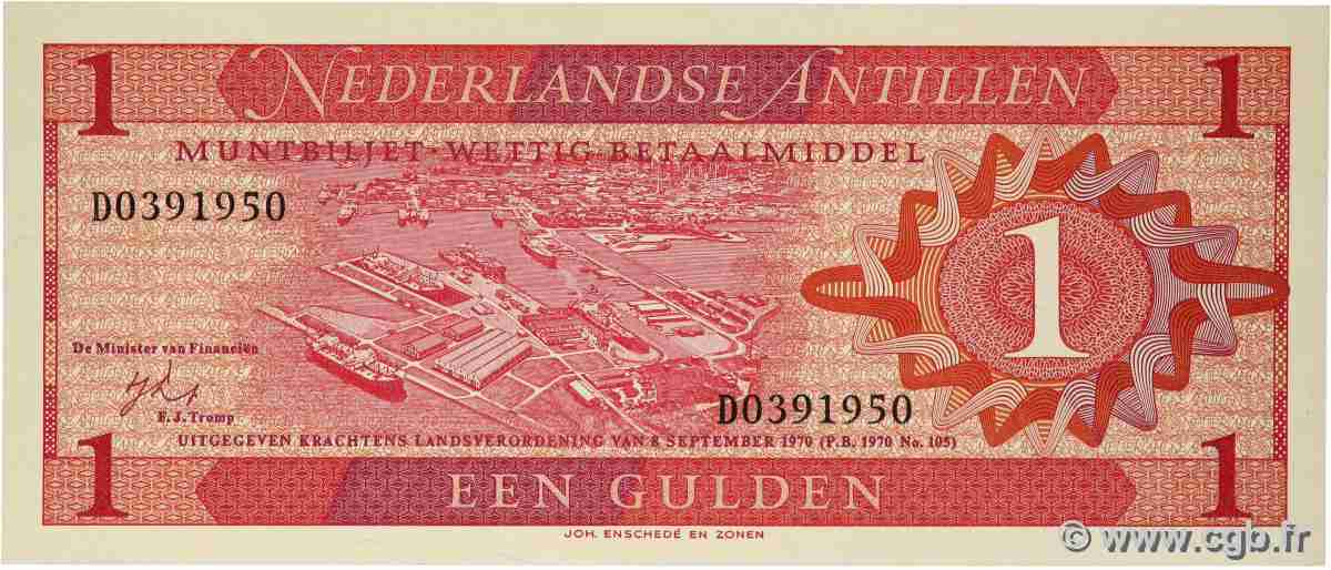 1 Gulden NETHERLANDS ANTILLES  1970 P.20a FDC