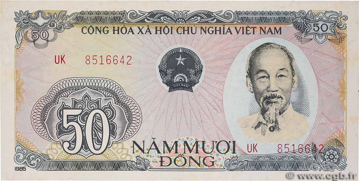 50 Dong VIET NAM  1985 P.097a UNC-