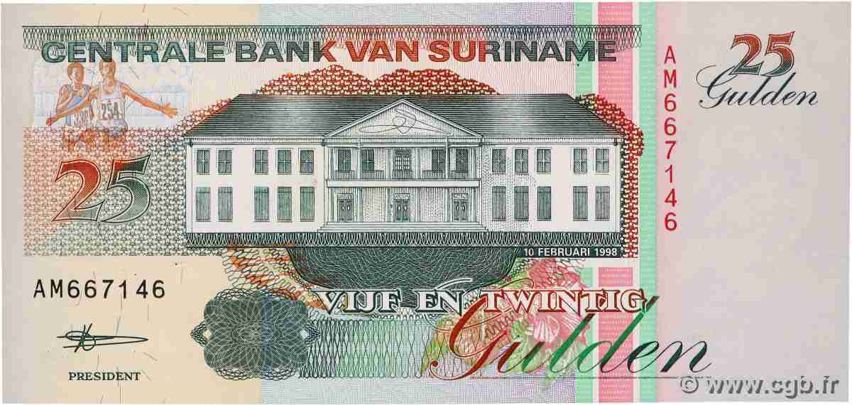 25 Gulden SURINAM  1998 P.138d NEUF
