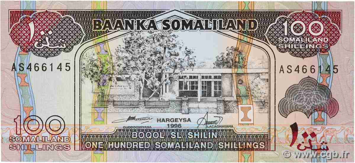100 Schillings SOMALILAND  1996 P.05b NEUF