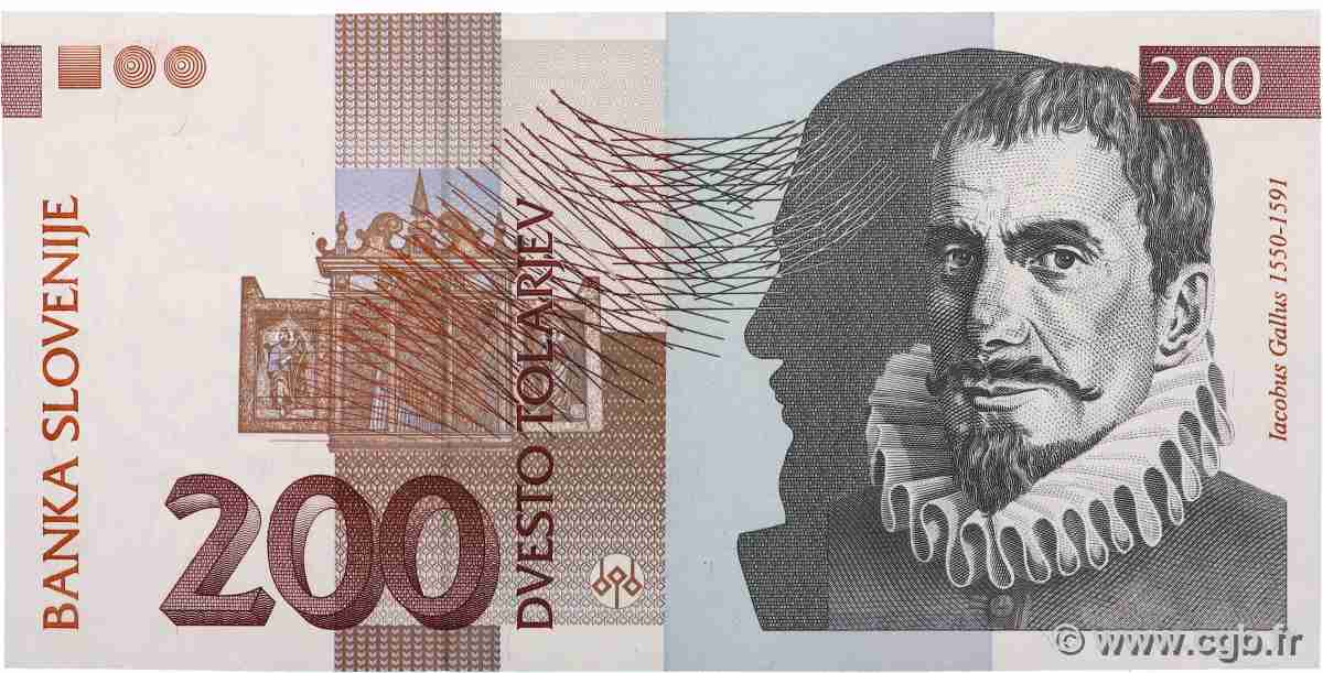 200 Tolarjev SLOVÉNIE  2001 P.15c pr.NEUF
