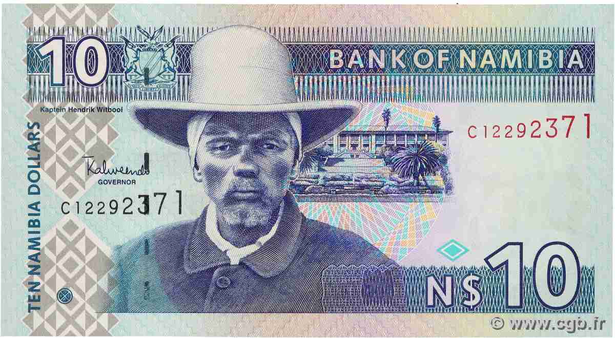 10 Namibia Dollars NAMIBIA  1993 P.01a FDC
