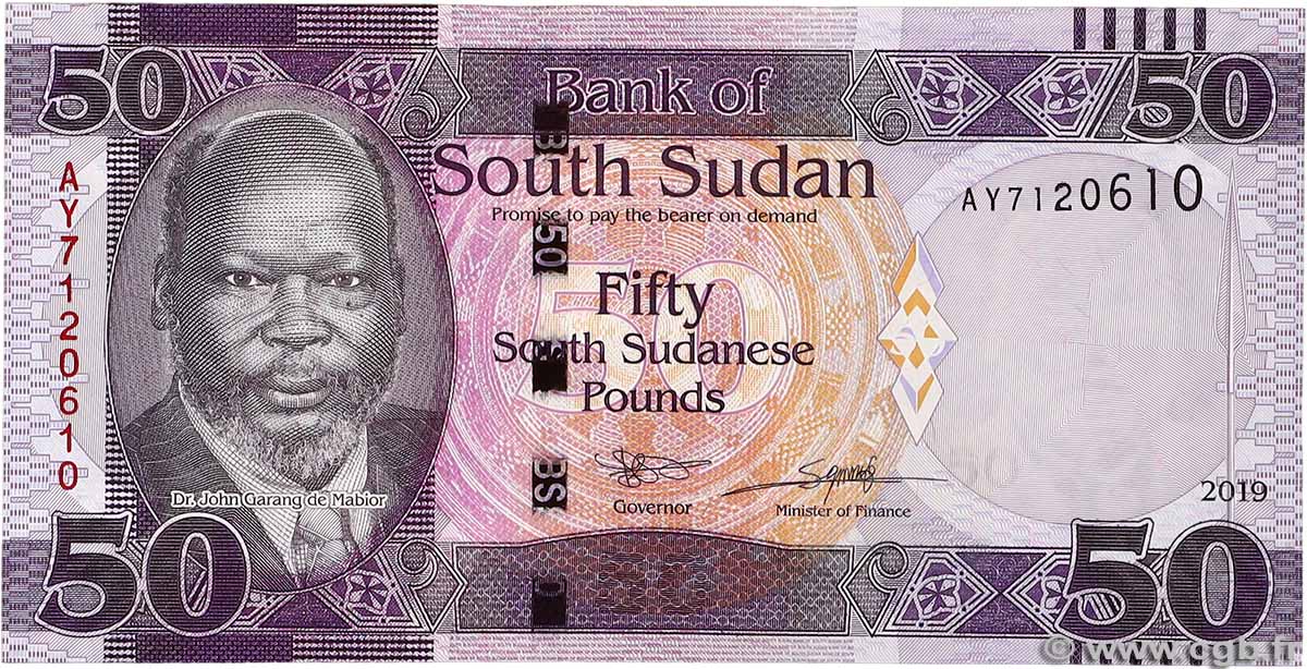 50 Pounds SÜDSUDAN  2019 P.14d fST+