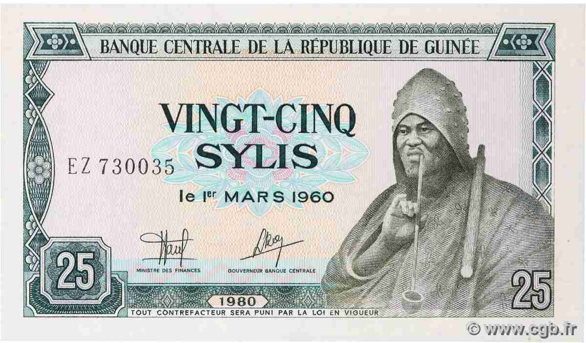 25 Sylis GUINEA  1980 P.24 q.FDC