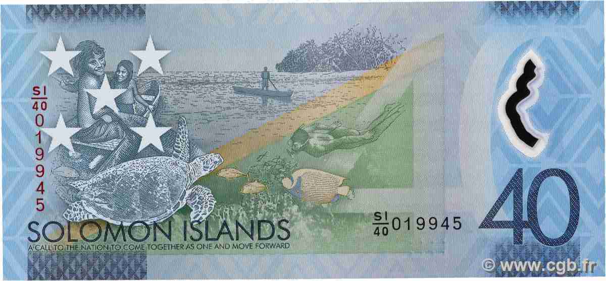 40 Dollars Commémoratif ISOLE SALAMONE  2018 P.37 FDC
