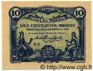 10 Centavos PORTOGALLO  1917 P.041c FDC