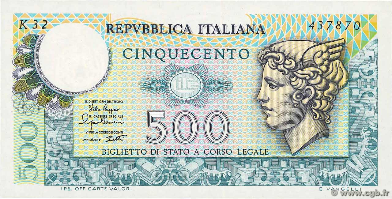 500 Lire ITALY  1979 P.094 UNC