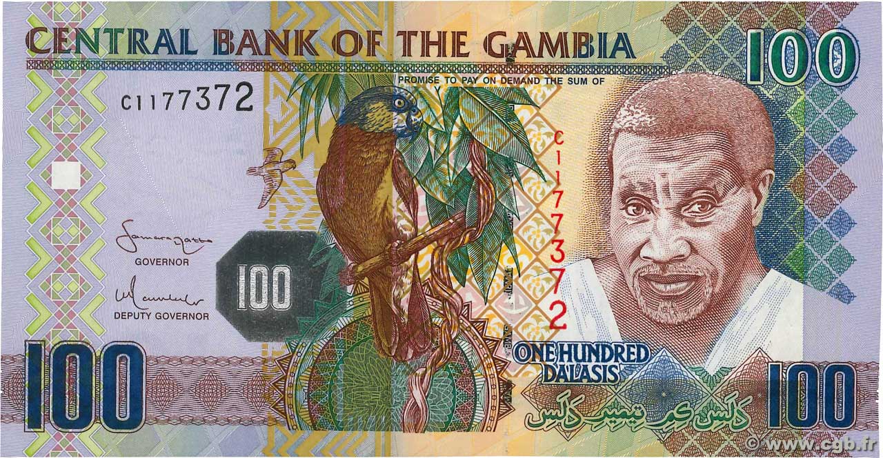 100 Dalasis GAMBIA  2006 P.29 UNC