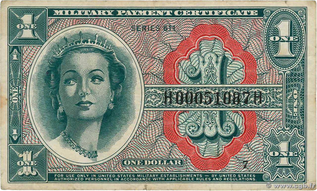 1 Dollar UNITED STATES OF AMERICA  1964 P.M054 VF