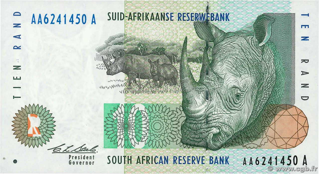 10 Rand SUDAFRICA  1993 P.123a FDC