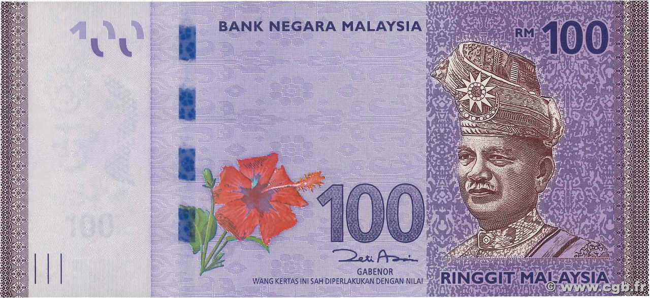 100 Ringgit MALAYSIA  2012 P.56 UNC-