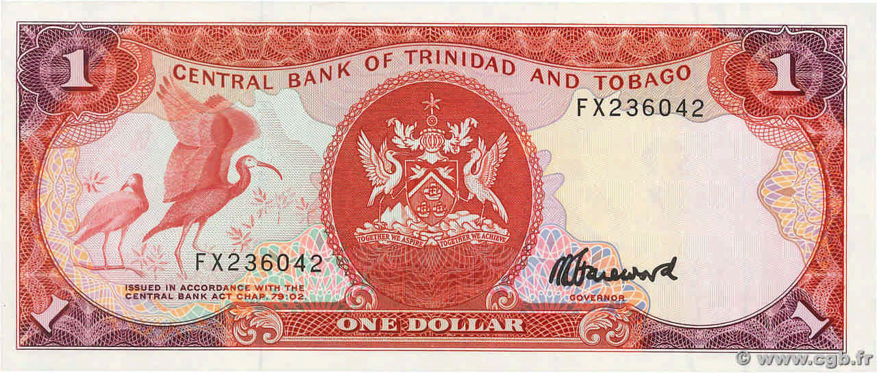 1 Dollar TRINIDAD Y TOBAGO  1985 P.36c FDC