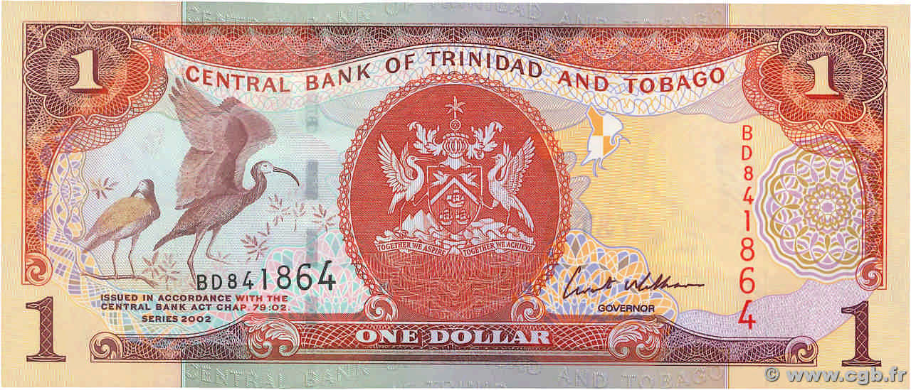 1 Dollar TRINIDAD et TOBAGO  2002 P.41 NEUF
