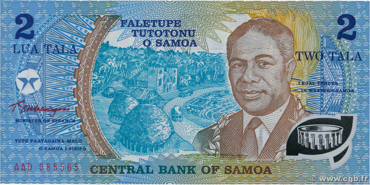 2 Tala SAMOA  1990 P.31d NEUF