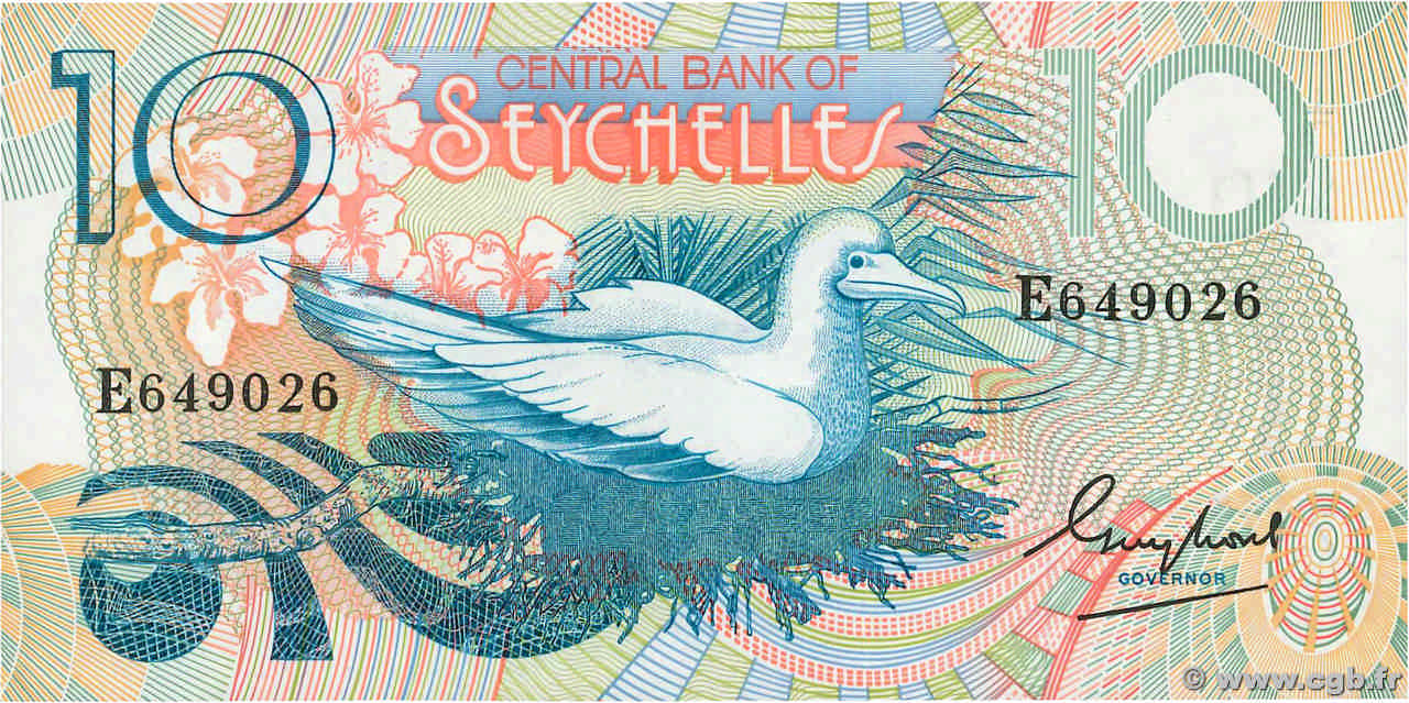 10 Rupees SEYCHELLES  1983 P.28a NEUF
