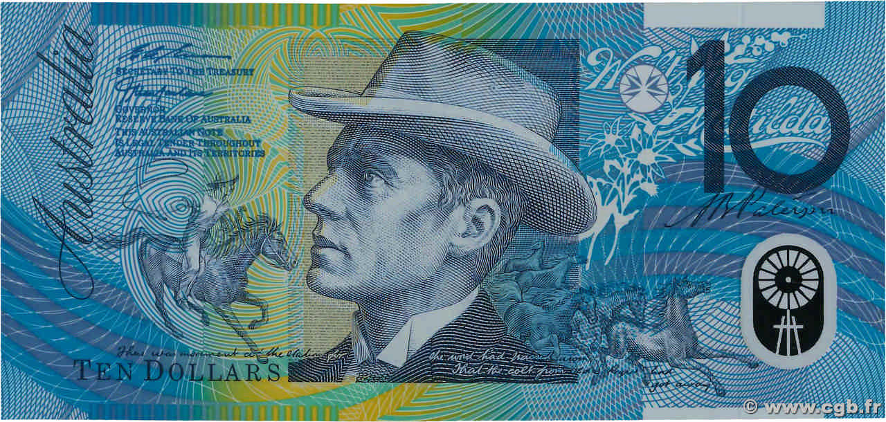 10 Dollars AUSTRALIE  1998 P.52b NEUF
