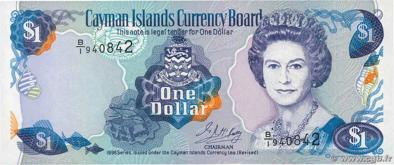 1 Dollar ÎLES CAIMANS  1996 P.16a NEUF