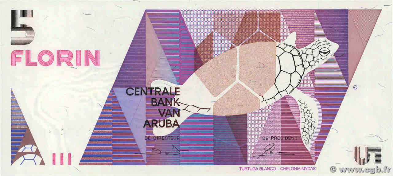 5 Florin ARUBA   1990 P.06 NEUF