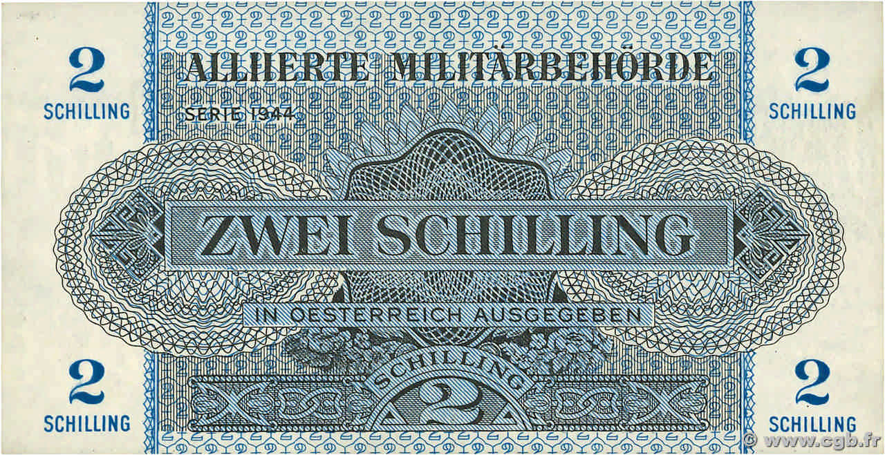 2 Schilling AUSTRIA  1944 P.104a SPL
