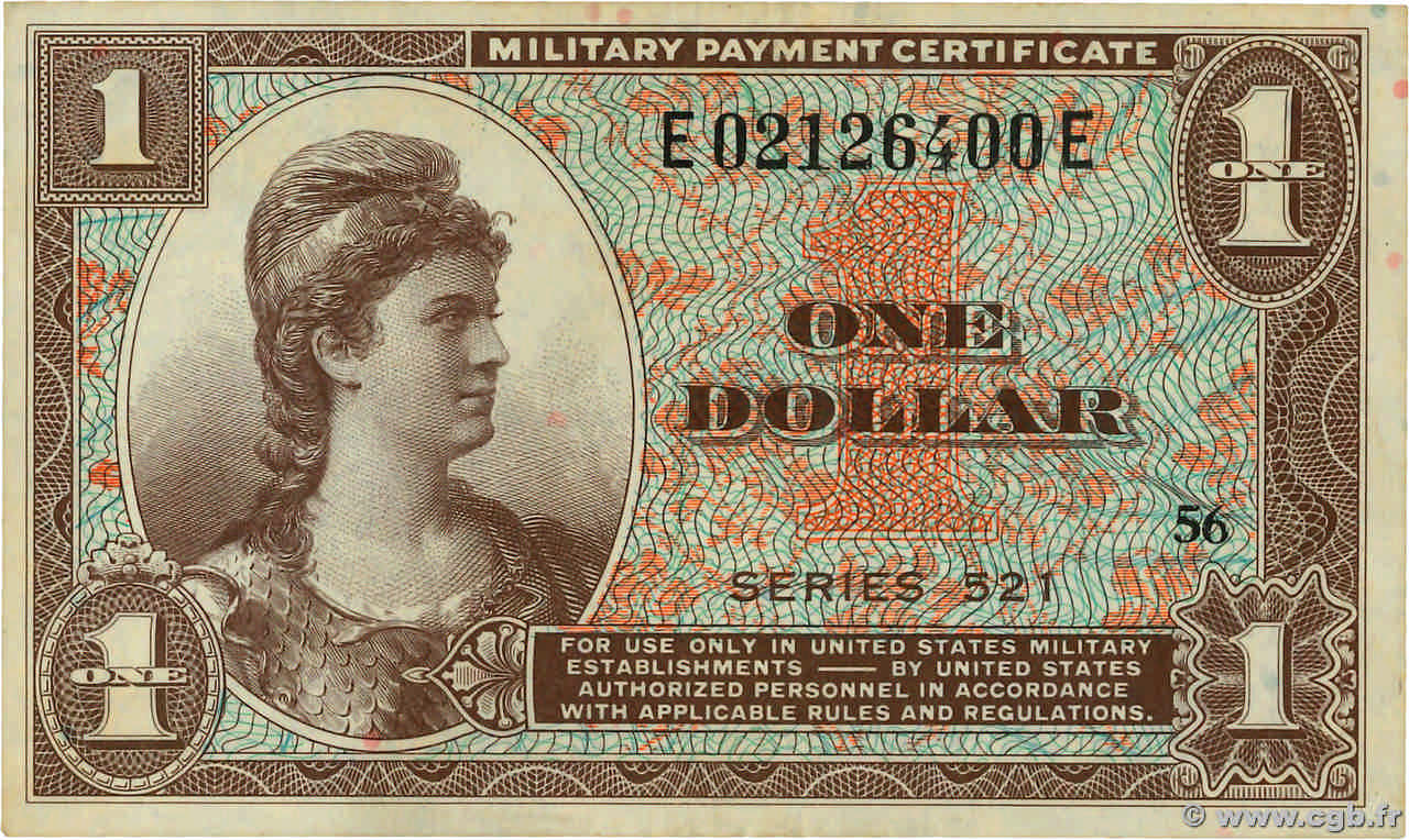 1 Dollar ÉTATS-UNIS D AMÉRIQUE  1954 P.M033 SUP+