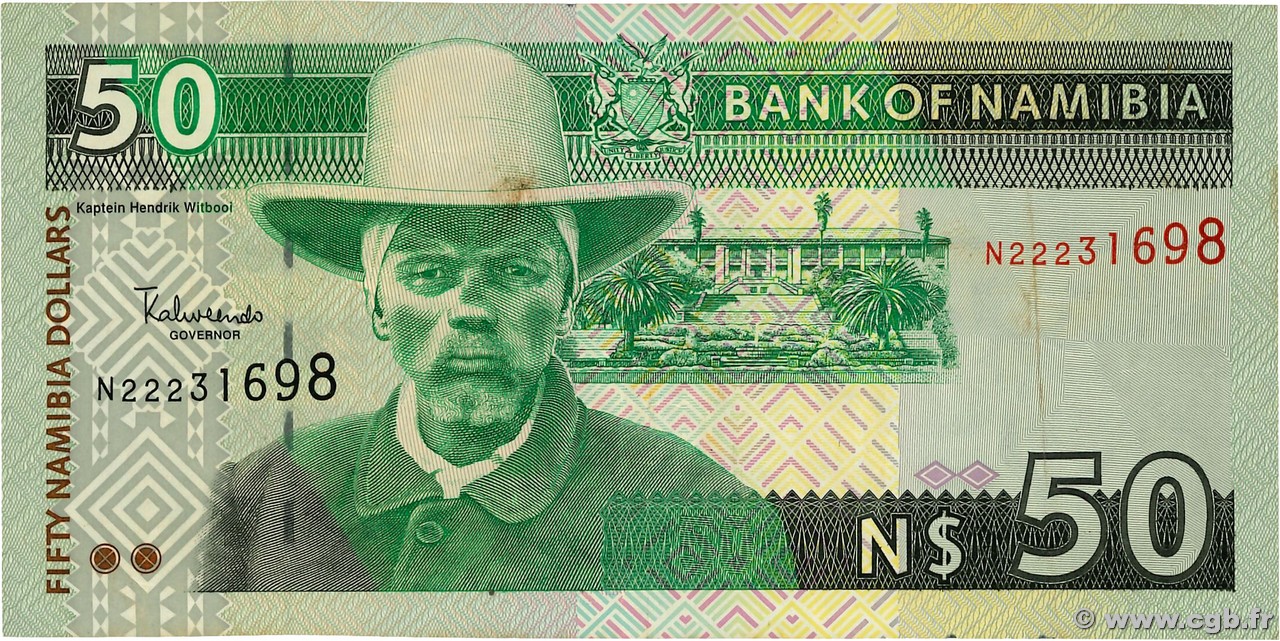 50 Namibia Dollars NAMIBIA  2003 P.08b VF