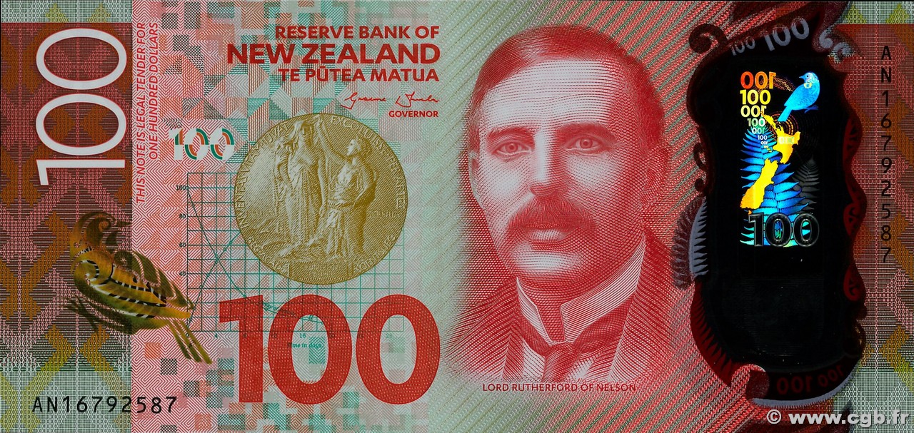 100 Dollars NUEVA ZELANDA
  2016 P.195 FDC
