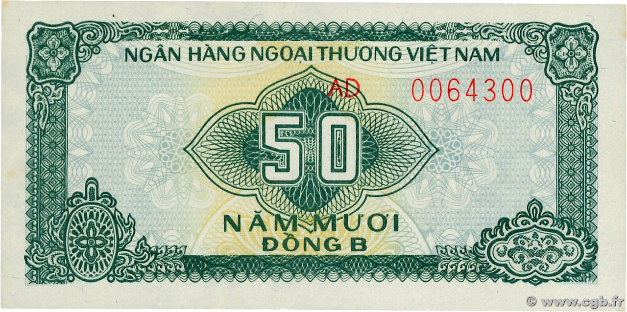 50 Dong VIETNAM  1987 P.FX2 UNC