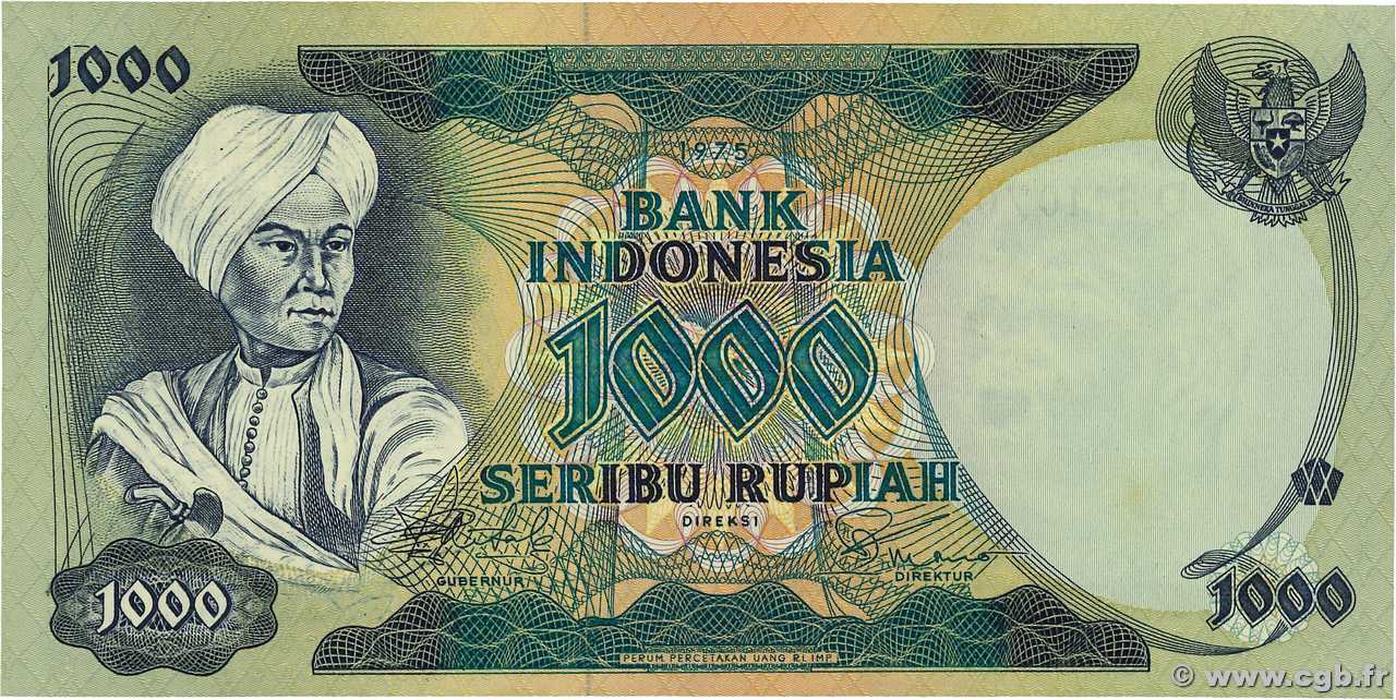 1000 Rupiah INDONESIA  1975 P.113a UNC-