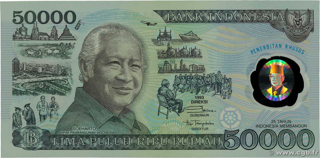 50000 Rupiah INDONÉSIE  1993 P.134a NEUF