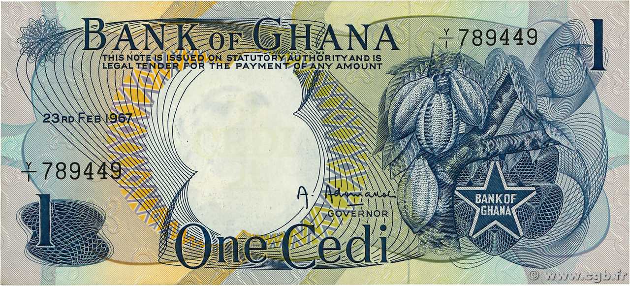 1 Cedi GHANA  1967 P.10a FDC