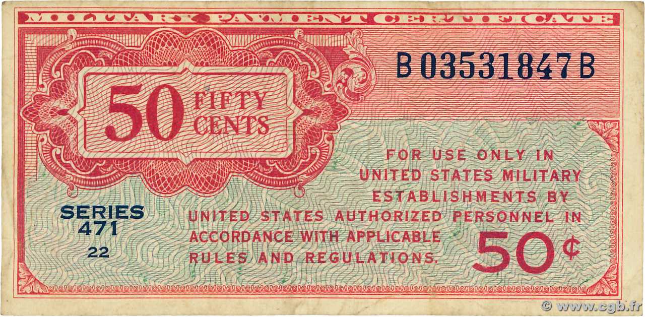 50 Cents ÉTATS-UNIS D AMÉRIQUE  1947 P.M011 TTB