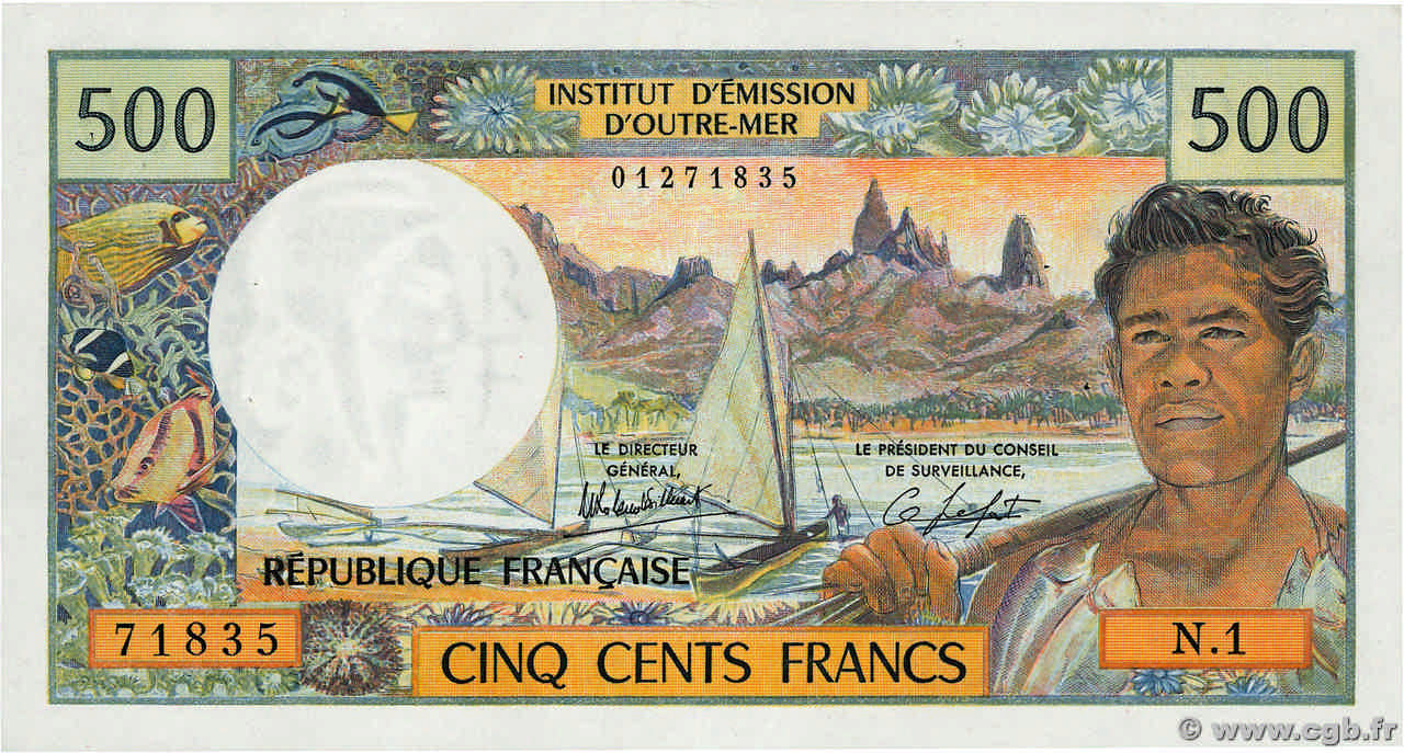 500 Francs NOUVELLE CALÉDONIE  1983 P.60d SUP