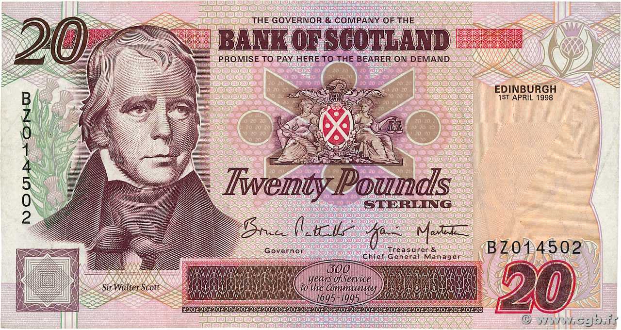 20 Pounds SCOTLAND  1998 P.121b MBC