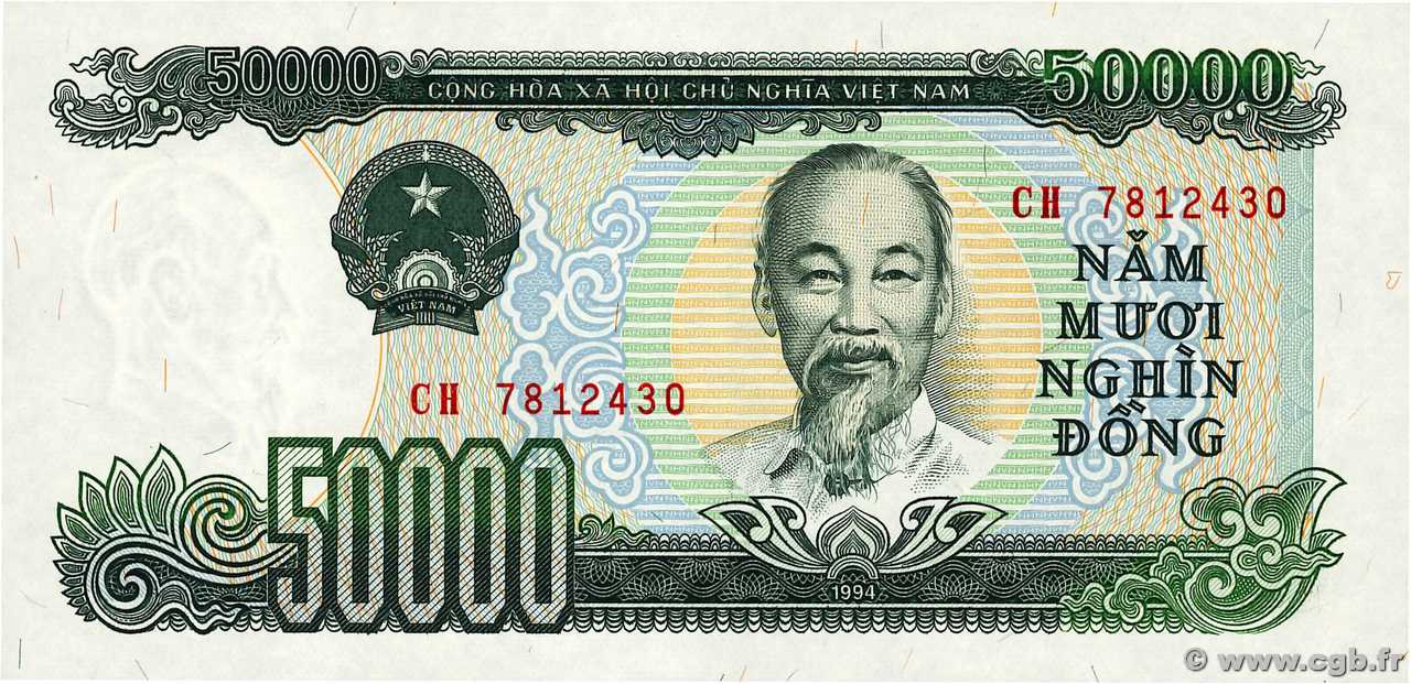 50000 Dong VIET NAM   1994 P.116a NEUF