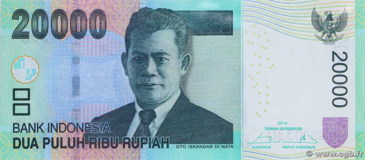 20000 Rupiah INDONESIA  2014 p.151d FDC