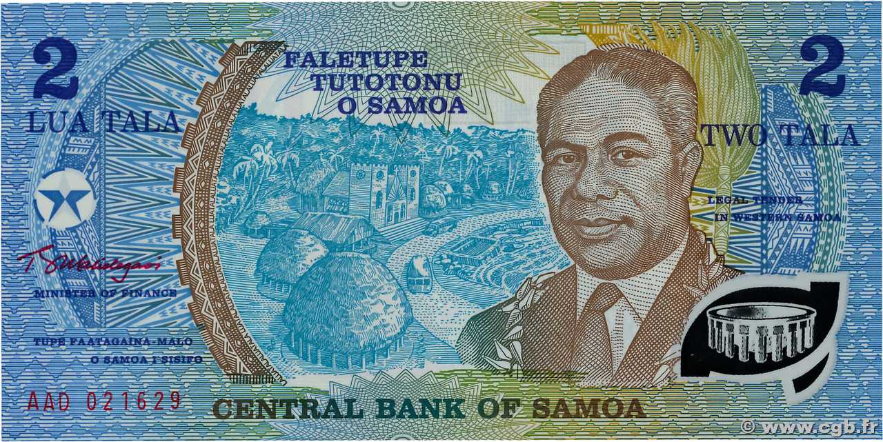 2 Tala SAMOA  1990 P.31d NEUF
