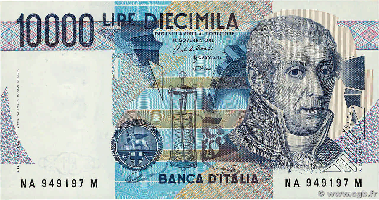10000 Lire ITALIE  1984 P.112a NEUF