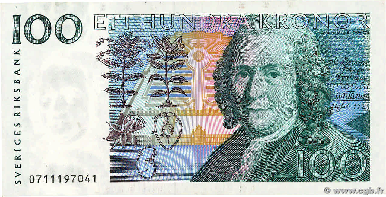 100 Kronor SUÈDE  2000 P.57b SUP