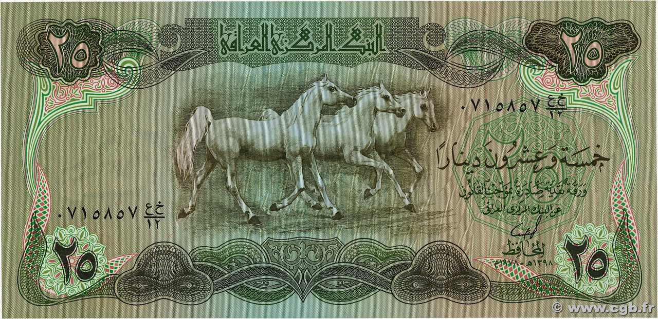 25 Dinars IRAK  1978 P.066a SPL
