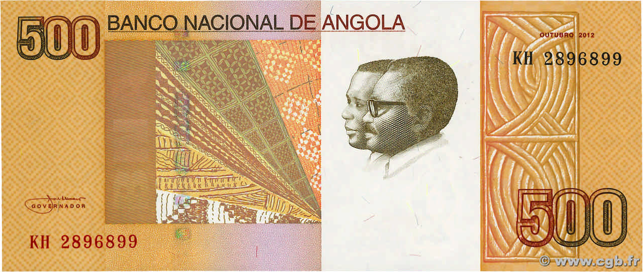 500 Kwanzas ANGOLA  2012 P.155 UNC