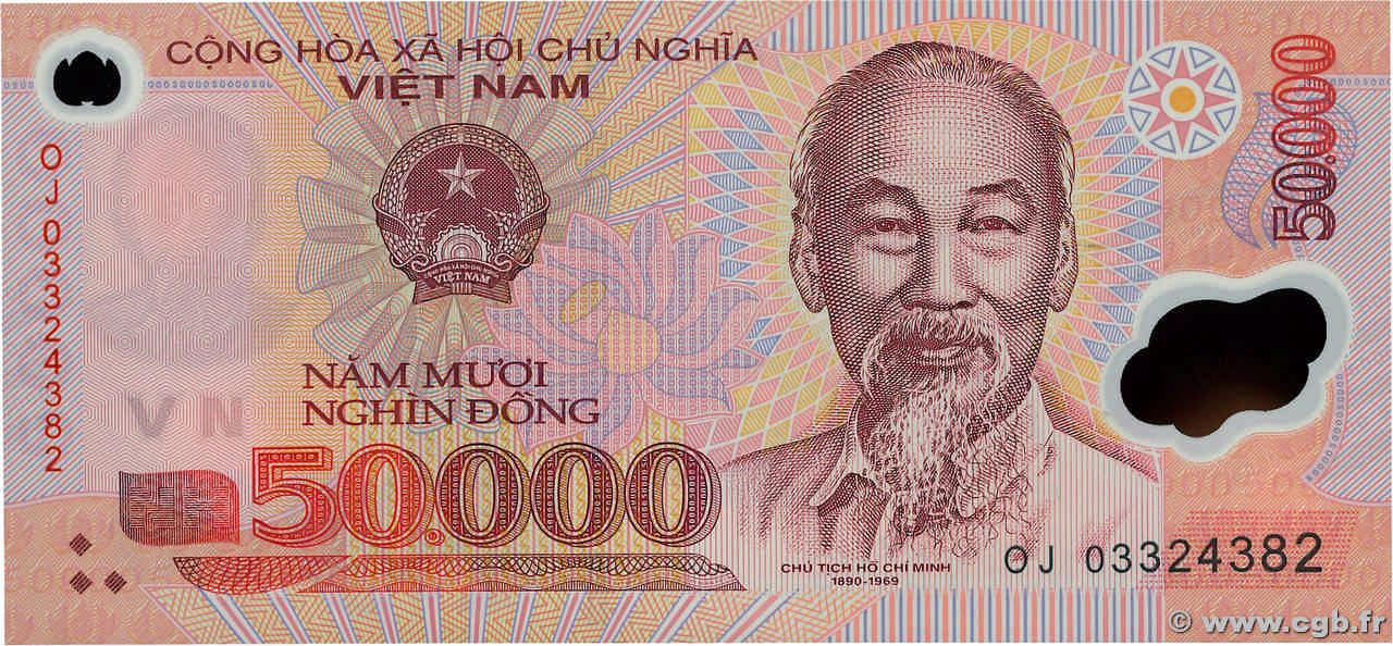 50000 Dong VIETNAM  2003 P.121a FDC