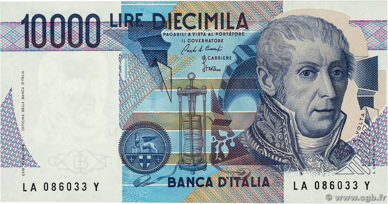 10000 Lire ITALIE  1984 P.112a SPL