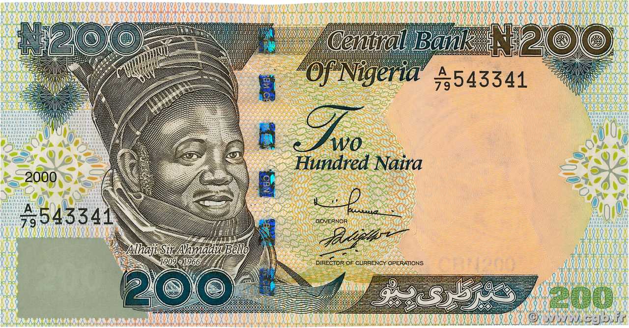 200 Naira NIGERIA  2000 P.29a NEUF