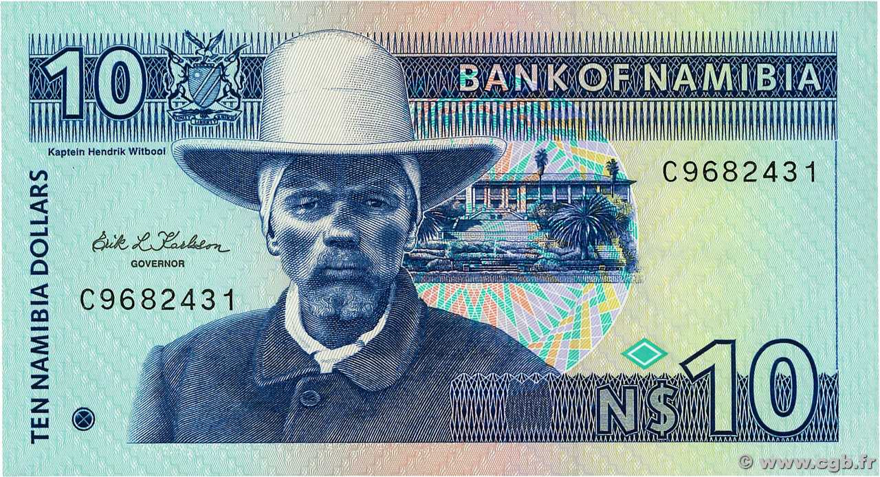 10 Namibia Dollars NAMIBIA  1993 P.01a UNC