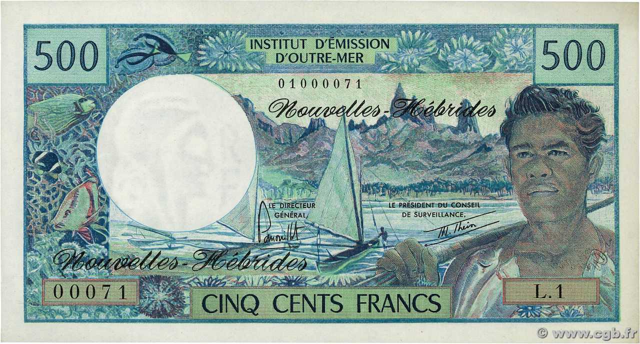 500 Francs NOUVELLES HÉBRIDES  1979 P.19b NEUF