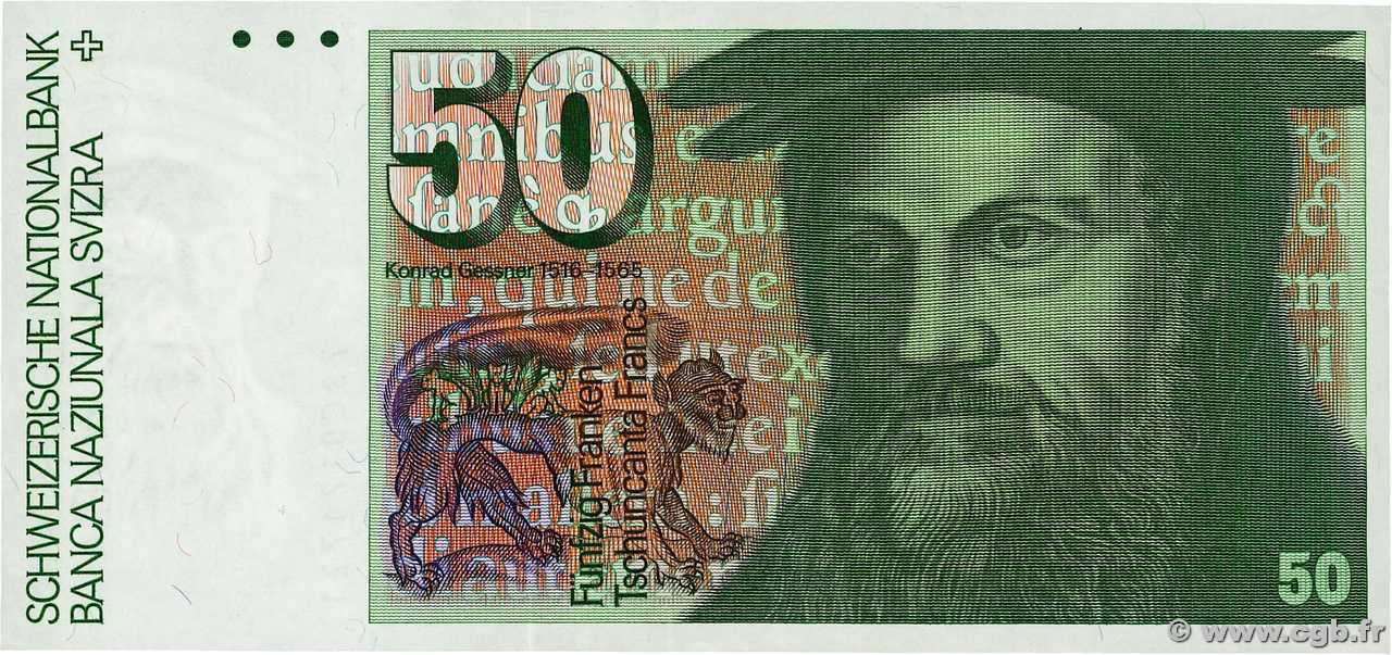 50 Francs SUISSE  1978 P.56a SUP+