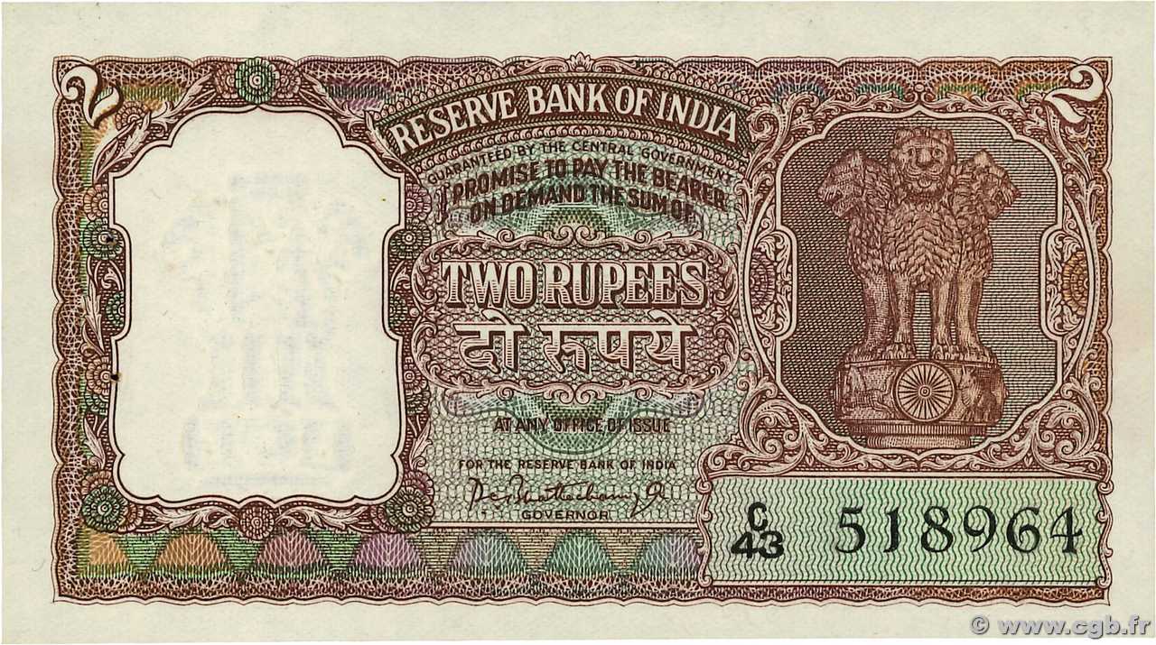 2 Rupees INDE  1967 P.030 SPL